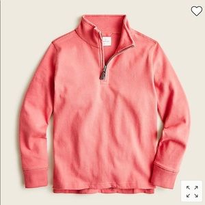NWT Crewcuts Boys' half-zip cotton popover.